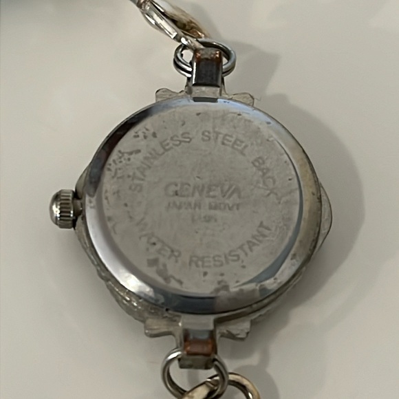 Geneva watch, stretch beaded band, two interchangeable beaded bands, 7”L - Picture 2 of 3